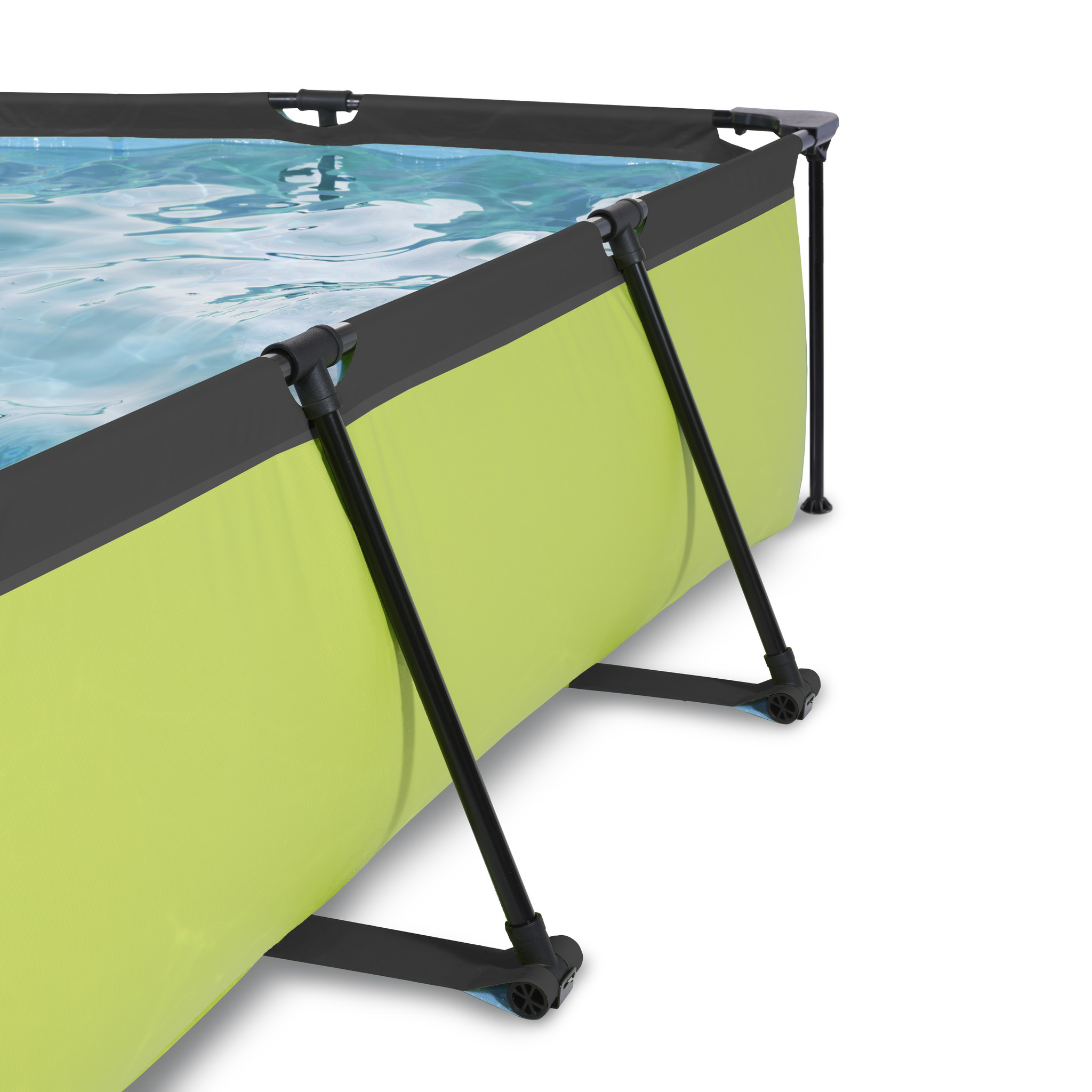 EXIT Toys zwembad Lime 220x150x65cm met filterpomp