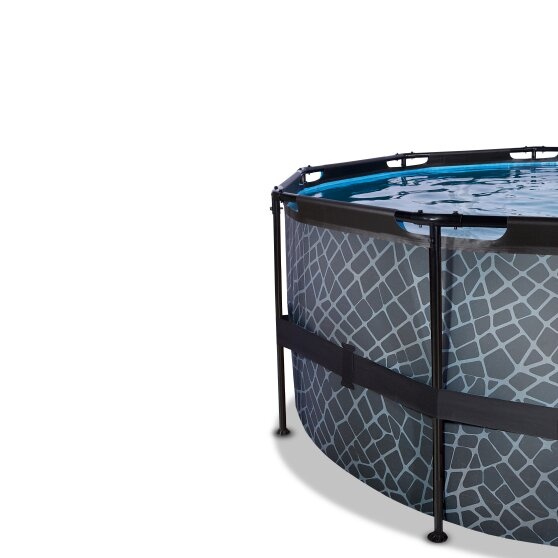 EXIT Toys zwembad Stone ø427x122 met zandfilterpomp