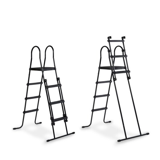 EXIT Toys zwembad Wood ø488x122cm met overkapping en zandfilterpomp