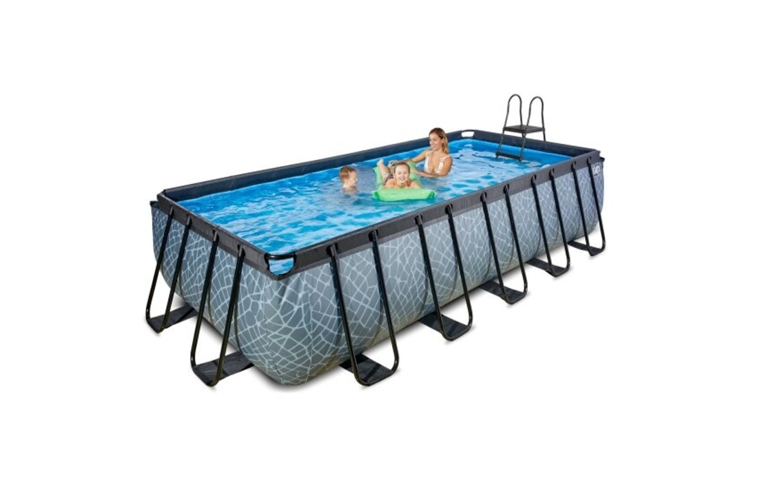 EXIT Toys zwembad Stone 540x250x122cm met filterpomp