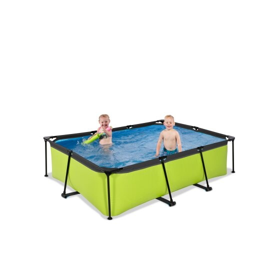 EXIT Toys zwembad Lime 220x150x65cm met filterpomp