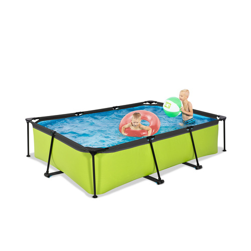 EXIT Toys zwembad Lime 300x200x65cm met filterpomp