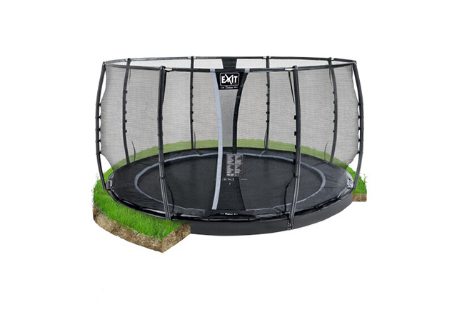 EXIT Toys Dynamic Groundlevel ø427cm Black + Safetynet Deluxe