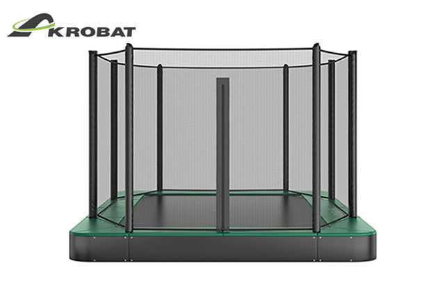 Akrobat Orbit Flat to the ground 380x250 Groen incl. veiligheidsnet