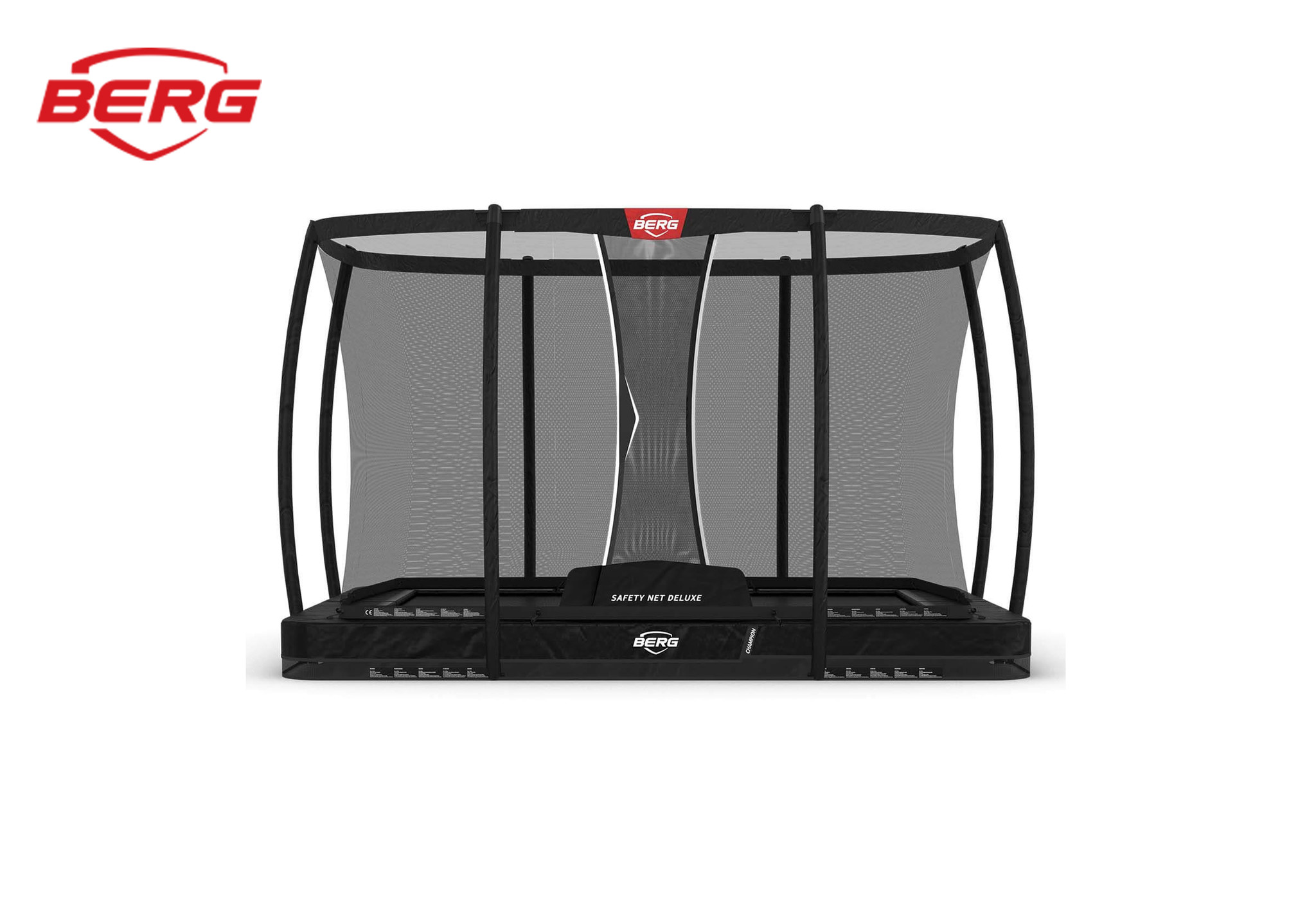 BERG Ultim Champion InGround 330 Zwart + Safetynet Deluxe