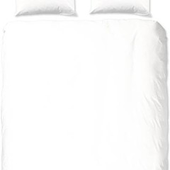 Good morning Dekbedovertrek 0270 - katoen sv uni wit