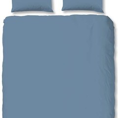 HIP Dekbedovertrek HIP 0280 - katoen-satijn uni ice blauw