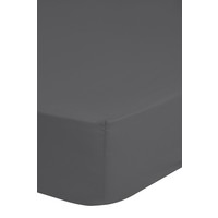 HIP Hoeslaken katoen-satijn grijs