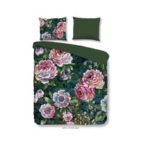 Good morning Dekbedovertrek Fleur nr.2236 groen