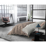 Sleeptime Twin Washed Cotton TaupeFlanel Dekbedovertrek