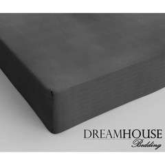 Dreamhouse Antraciet Katoenen hoeslaken