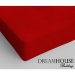 Dreamhouse Rood Katoenen hoeslaken