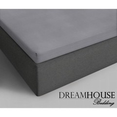 Dreamhouse Grijs Topper Hoeslaken Katoen