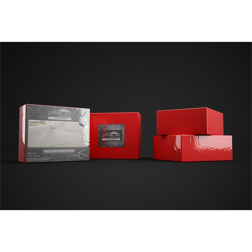 Dreamhouse Hoeslaken Boxspring, Dubbel Jersey - Rood