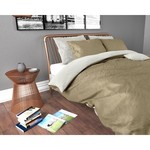 Sleeptime Dekbedovertrek Cream/Taupe Twee Kleuren