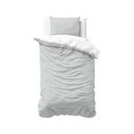 Sleeptime Dekbedovertrek Twin Face White/Grey