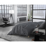 Sleeptime Dekbedovertrek Flanel  Jason Anthracite