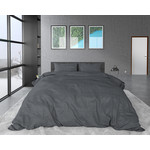 Sleeptime Dekbedovertrek Flanel  Jason Anthracite