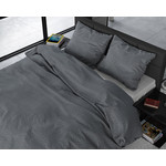 Sleeptime Dekbedovertrek Flanel  Jason Anthracite