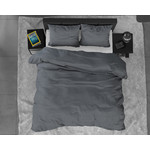 Sleeptime Dekbedovertrek Flanel  Jason Anthracite