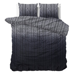 Dreamhouse Dekbedovertrek Flanel  Dante Anthracite