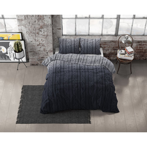 Dreamhouse Dekbedovertrek Flanel  Dante Anthracite