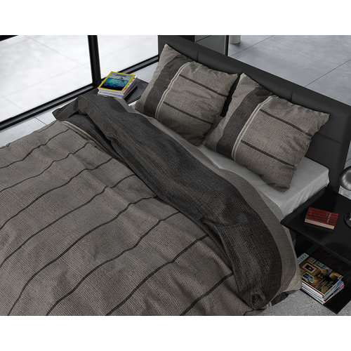 Sleeptime Flanel Kees DekbedovertrekTaupe