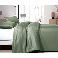 Sleeptime Dekbedovertrek Satin Point Green