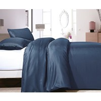 Sleeptime Dekbedovertrek Satin Point Navy