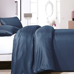 Sleeptime Dekbedovertrek Satin Point Navy