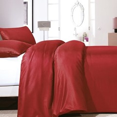 Sleeptime Dekbedovertrek Satin Point Red