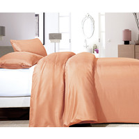 Zensation Dekbedovertrek Satin Point Pastel Orange