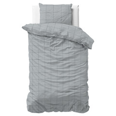 Dreamhouse SATIN DEEP CHECK DEKBEDOVERTREK
