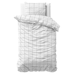 Dreamhouse SATIN DEEP CHECK DEKBEDOVERTREK