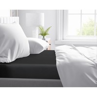 Primaviera DeLuxe Hoeslaken Satijn Black