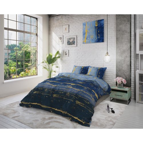 Sleeptime Dekbedovertrek Scratchy Blue -