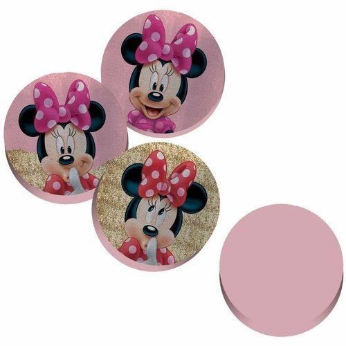 Disney Minnie Mouse Minnie Paillettes Rond 36 3D Sierkussen Rond 36cm