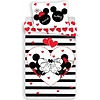 Disney Minnie Mouse Stripe Dekbedovertrek - (Let op - Met extra grote sloop 70x90cm) Multi