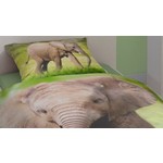 Geen Verkoop Bettbezug (Deutsche Version) Elephant 135x200+1-80x80 kids nr.6405 multi