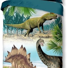 Good morning Dekbedovertrek Dino 140x220 kids nr.6602 multi