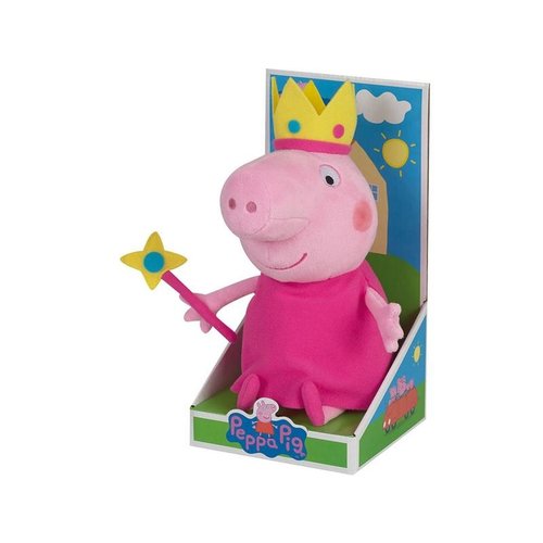 Peppa Pig Prinses Knuffel 25 cm Roze