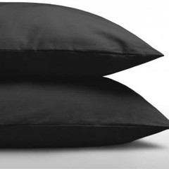 Dreamhouse Kussenslopen (2 in 1 Set) Katoen 60x70 cm Black