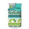 Good morning Dekbedovertrek Dinosaur 140x220 kids nr.6596 grijs