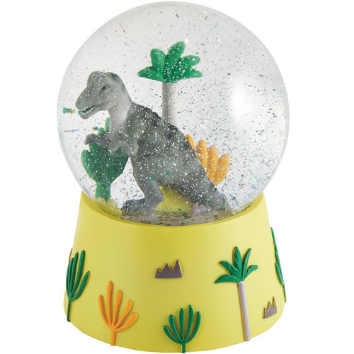 Floss & Rock Dino Sneeuwbol Muziek Large 14 x 11 cm Multi