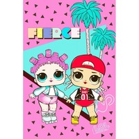 L.O.L. Surprise Fleeceplaid Fierce 100 x 150 cm Multi