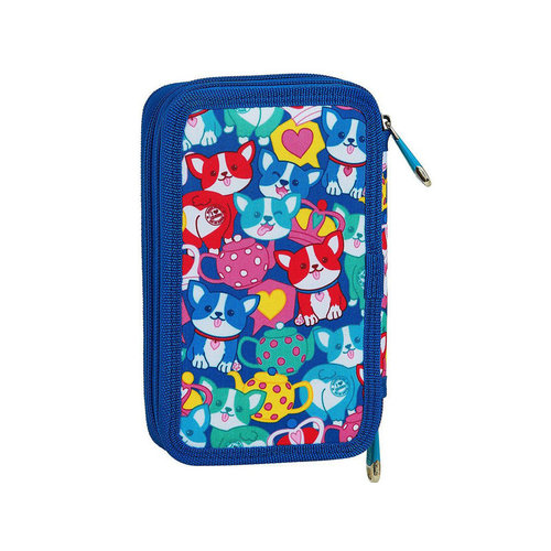 MOOS Corgi Gevuld Etui 28 stuks Blauw