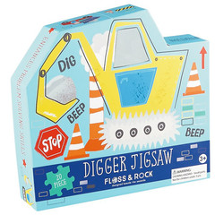 Floss & Rock Bouw puzzel 20 stukjes 38 x 33 cm Multi