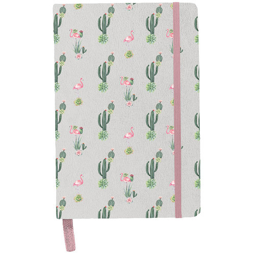 BeUniq Cactus en flamingo notitieboekje A5 Multi