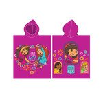 Dora Dora Love my friends - poncho - 50 x 115 cm - Multi  - Leverbaar in: 50x115