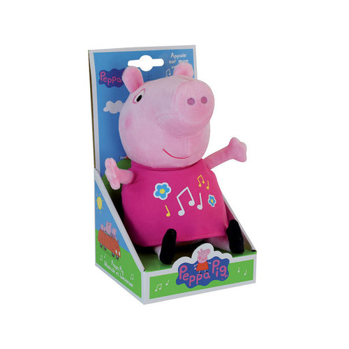 Peppa Pig Knuffel lichtgevend en met muziek 25 cm